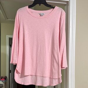 Tommy Bahama Soft Pink 3/4 Sleeve Tee